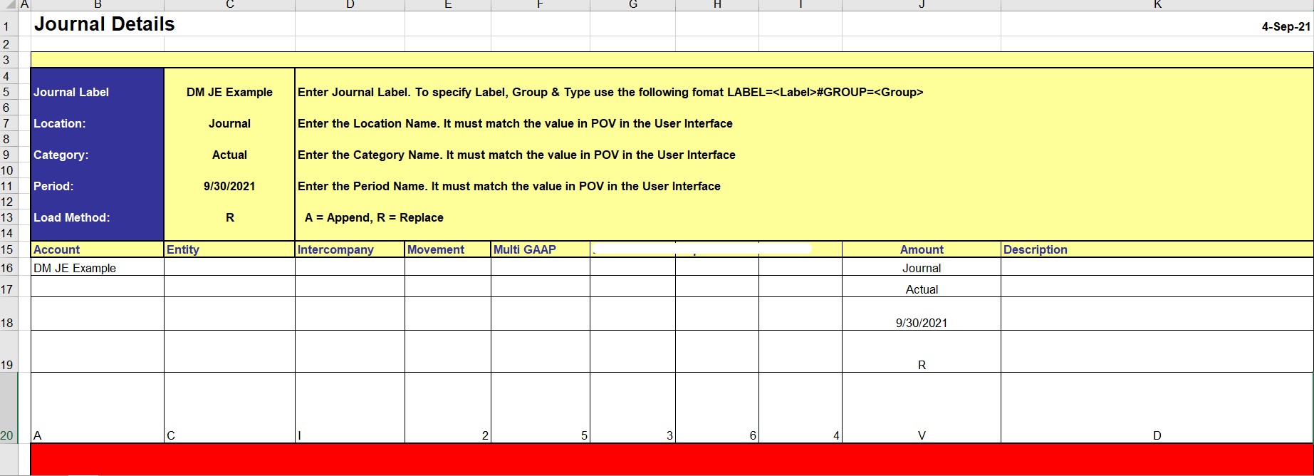 FCC Lab – Loading Journals via Data Management & Excel Template – The ...